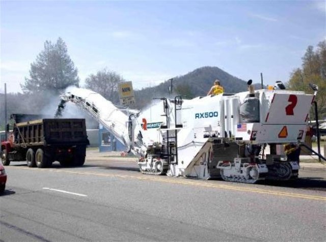 Equipamento de fresagem de asfalto