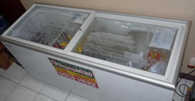 Manutenção em congelador